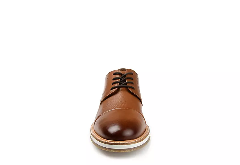 Thomas & Vine Mens Hartley Oxford - Cognac - Image 3