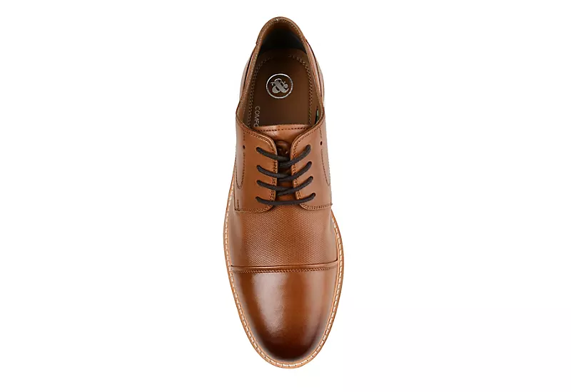 Thomas & Vine Mens Hartley Oxford - Cognac - Image 6