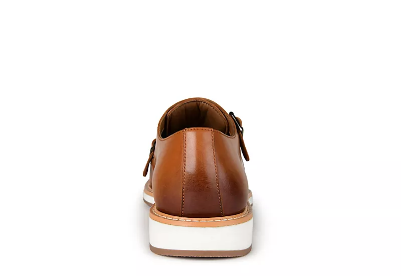 Thomas & Vine Mens Ransom Monk Strap Oxford - Cognac - Image 5