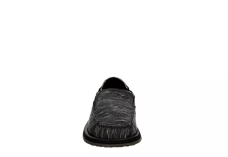 Day Five Mens Baja Slip On Sneaker - Black - Image 3