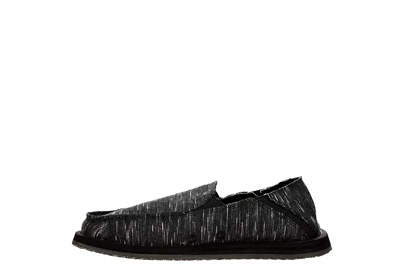 Day Five Mens Baja Slip On Sneaker - Black - Image 4