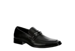 Restoration Mens Matt Slip On Oxford - Black