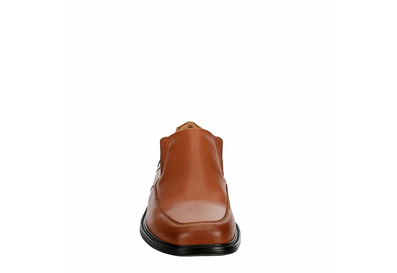 Borelli Mens Trenton Slip On Oxford - Cognac - Image 3