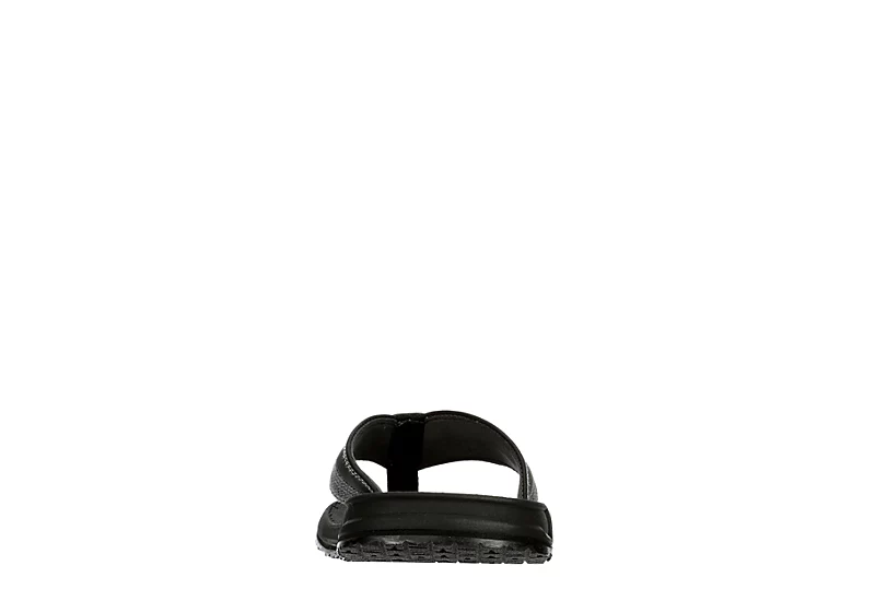 Day Five Mens Board Walk Flip Flop Sandal - Black - Image 5