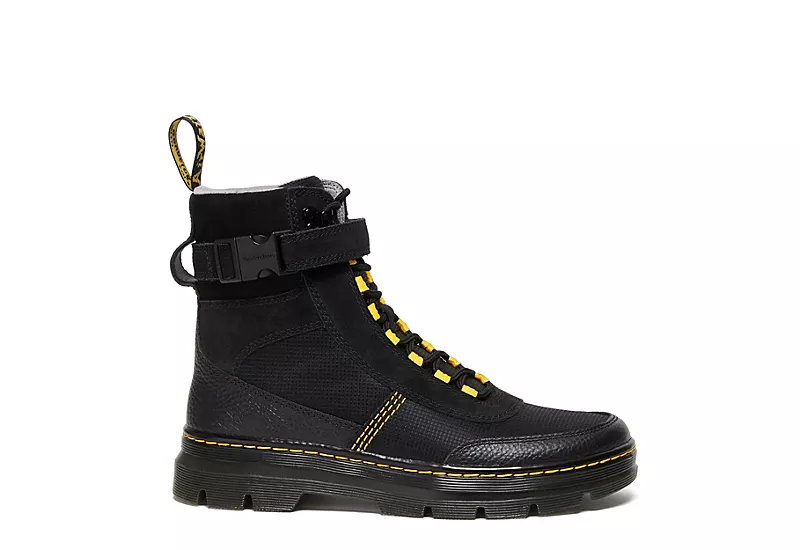 Dr. Martens Dr.martens Mens Combs Tech Combat Boot - Black - Image 2