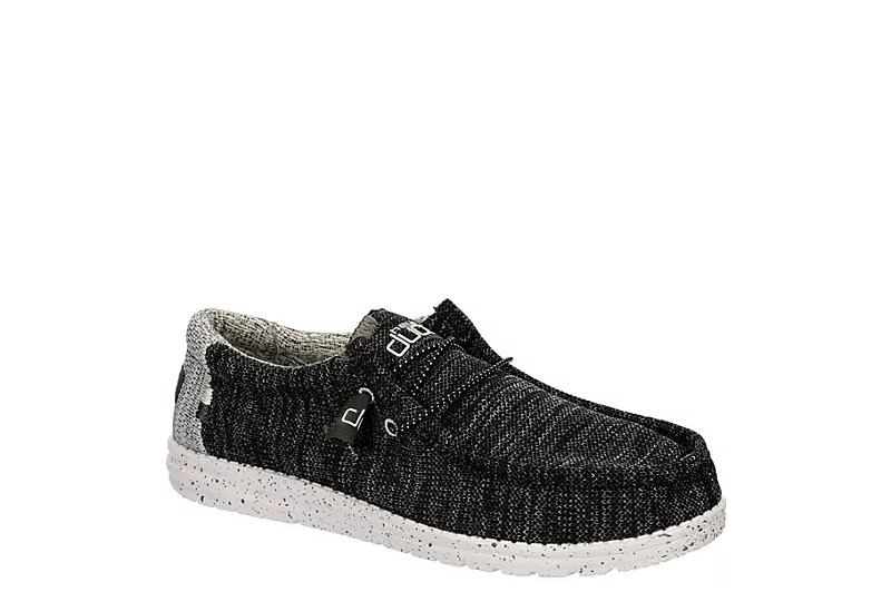 Heydude Mens Wally Slip On Sneaker - Black
