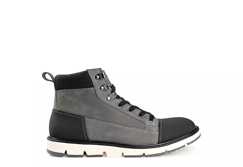 Territory Mens Titantwo Lace-up Boot - Grey - Image 2