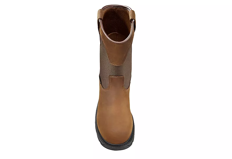 Carhartt Mens Ironwood Waterproof 11-inch Wellington Work Boot - Brown - Image 3