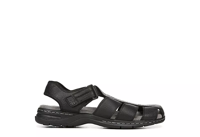 Dr. Scholl's Mens Gaston Outdoor Sandal - Black - Image 2