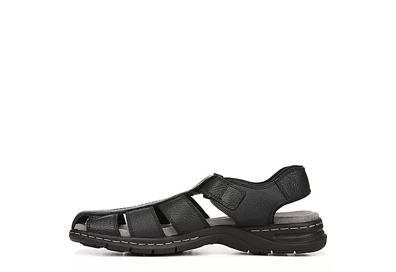 Dr. Scholl's Mens Gaston Outdoor Sandal - Black - Image 4