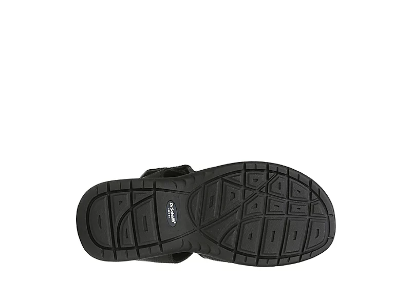 Dr. Scholl's Mens Gaston Outdoor Sandal - Black - Image 7