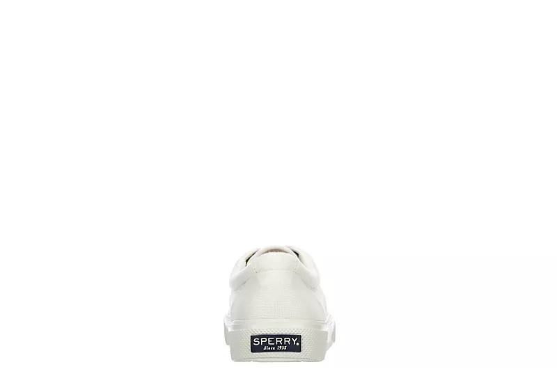 Sperry Mens Halyard Plushstep Cvo Sneaker - Off White - Image 5