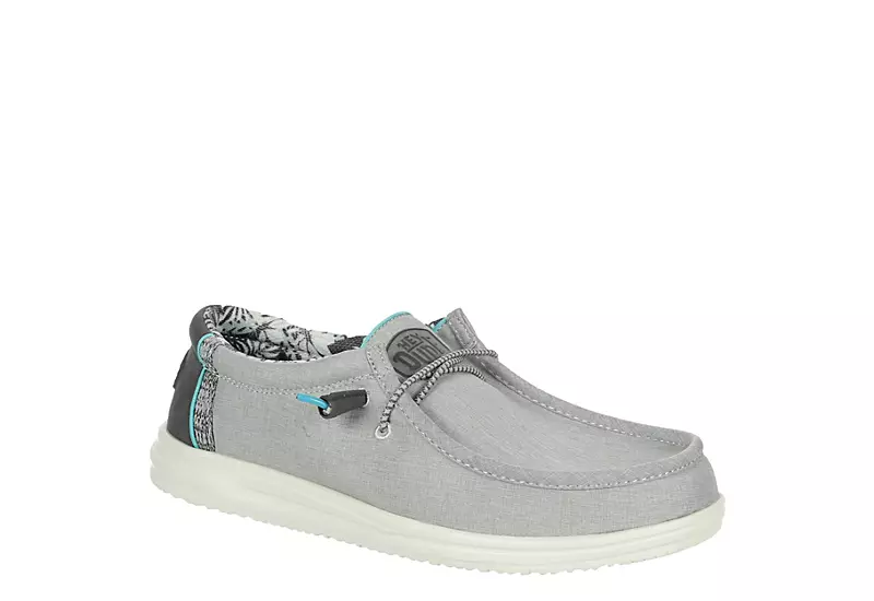 Heydude Mens Wally Slip On Sneaker - Grey