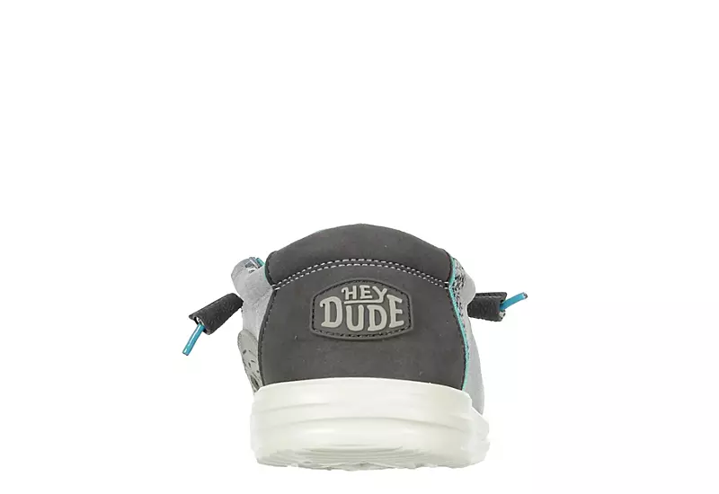 Heydude Mens Wally Slip On Sneaker - Grey - Image 5