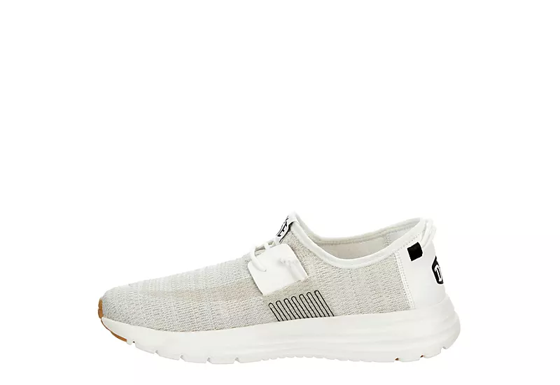 Heydude Mens Sirocco Slip On Sneaker - White - Image 4