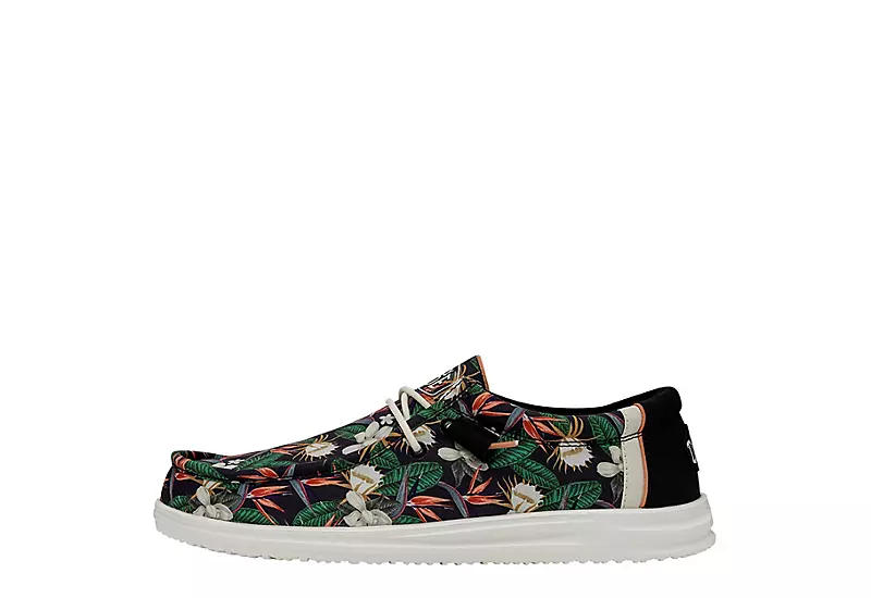 Heydude Mens Wally Slip On Sneaker - Black - Image 4