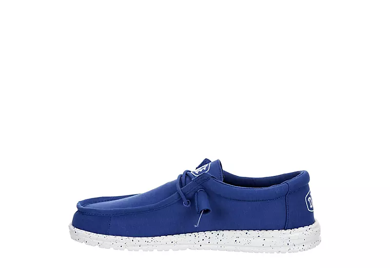 Heydude Mens Wally Slip On Sneaker - Blue - Image 4