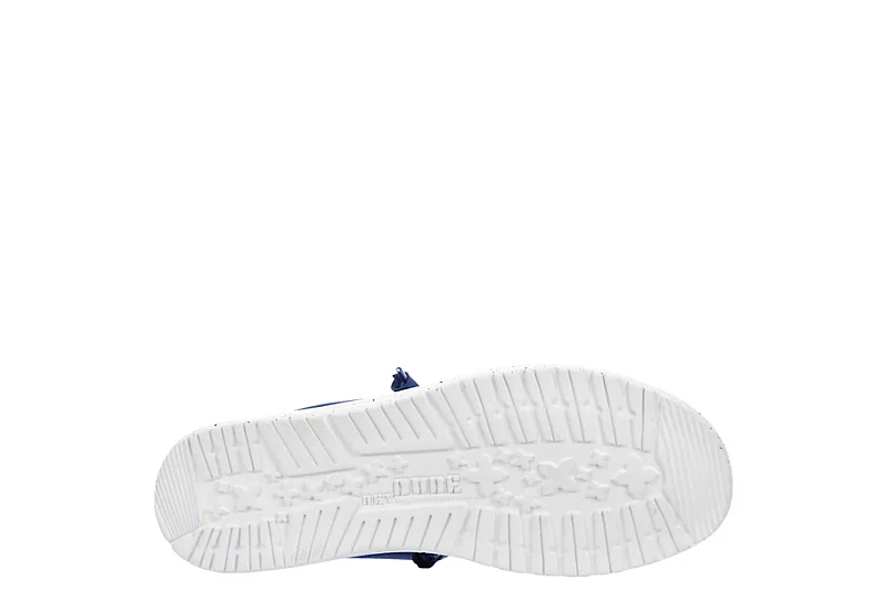 Heydude Mens Wally Slip On Sneaker - Blue - Image 7