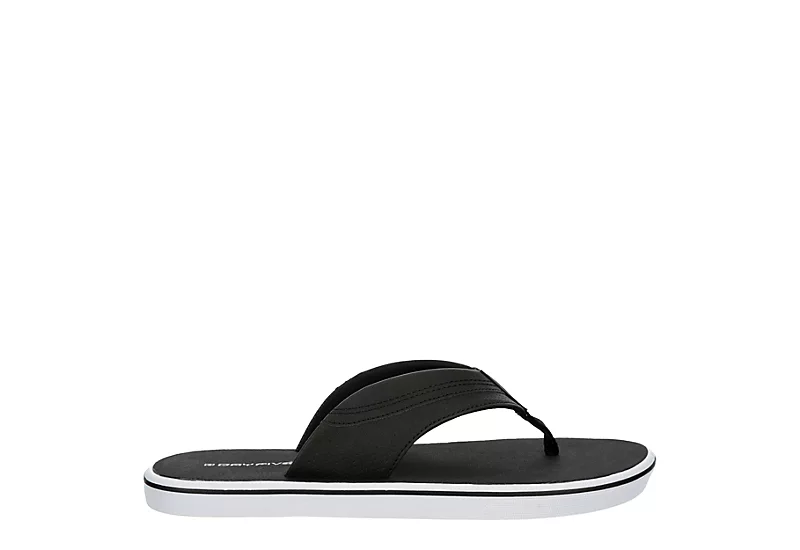 Day Five Mens Vulc Flip Flop Sandal - Black - Image 2