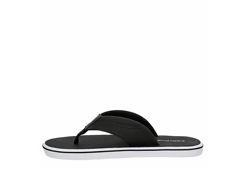Day Five Mens Vulc Flip Flop Sandal - Black - Image 4