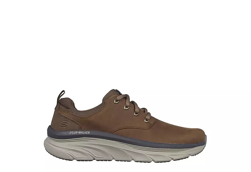 Skechers Mens Dlux Walker - Brown - Image 2