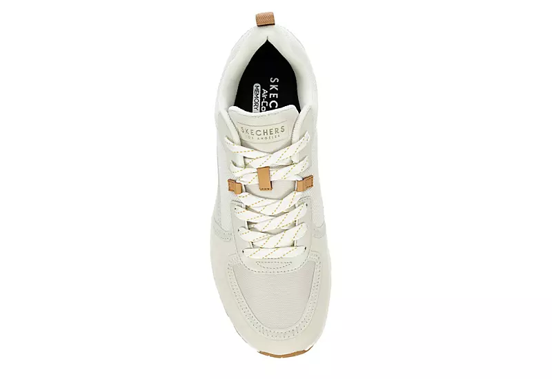 Skechers Mens Uno Sneaker - Off White - Image 6