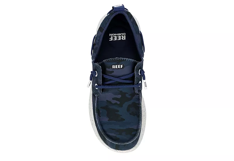 Reef Mens Swellsole Pier Boat Shoe - Navy - Image 6