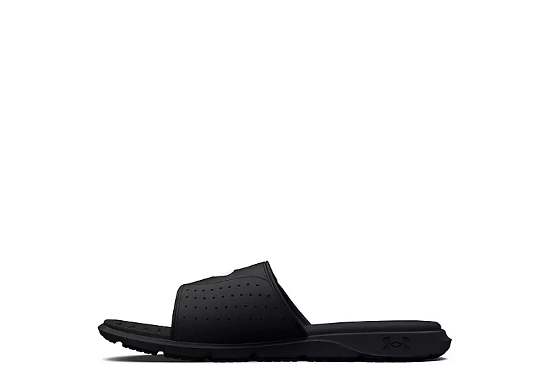 Under Armour Mens Ignite Pro Slide Sandal - Black - Image 3