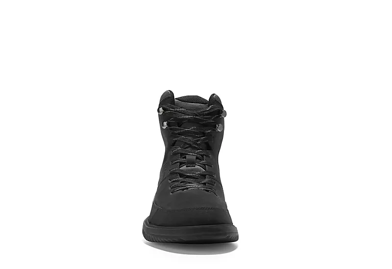 Cole Haan Mens Grand Hiker Waterproof Lace-up Boot - Black - Image 3