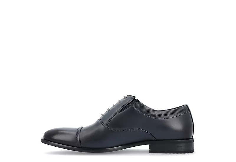 Vance Co Mens Bradley Cap Toe Oxford - Grey - Image 4