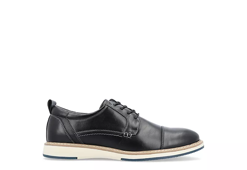 Vance Co Mens Jedd Oxford - Black - Image 2