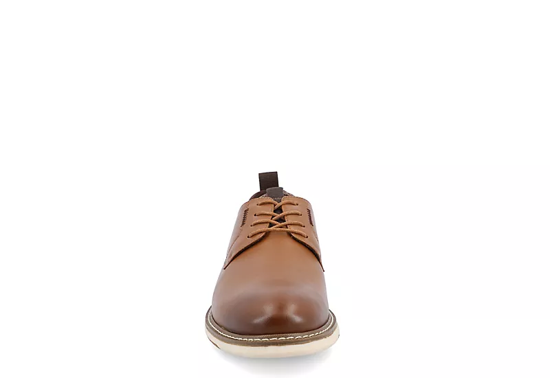 Vance Co Mens Thad Derby Oxford - Tan - Image 3