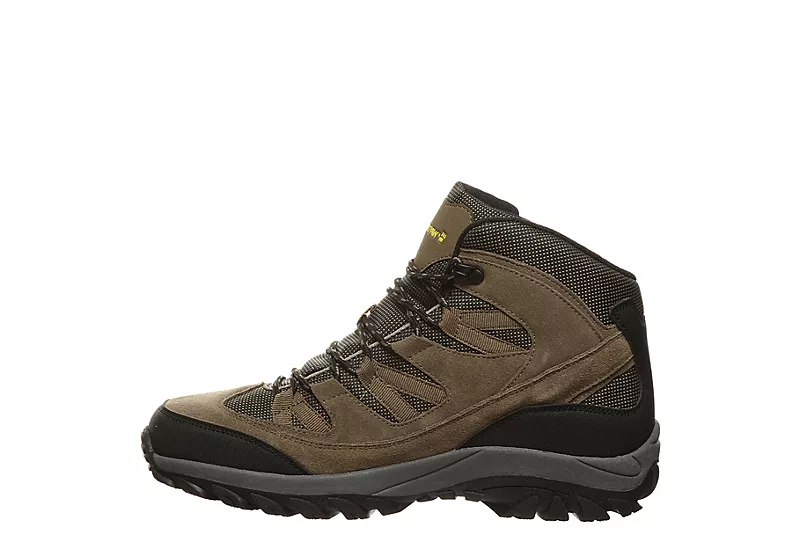 Bearpaw Mens Tallac Waterproof Mid Hiking Boot - Tan - Image 3