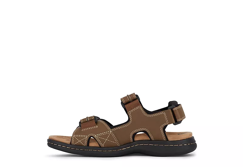 Dockers Mens Newpage Outdoor Sandals - Dark Tan - Image 3