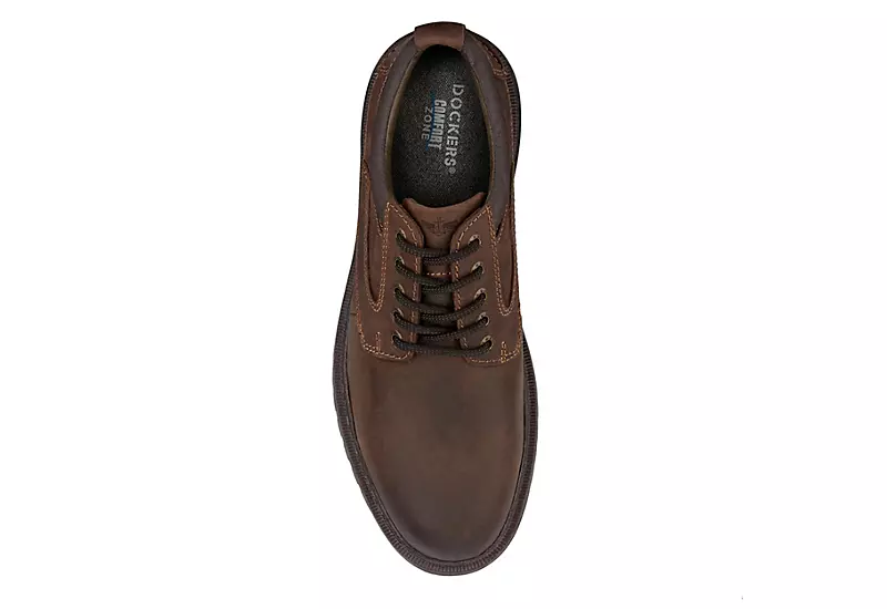 Dockers Mens Warden Oxford - Chestnut - Image 5