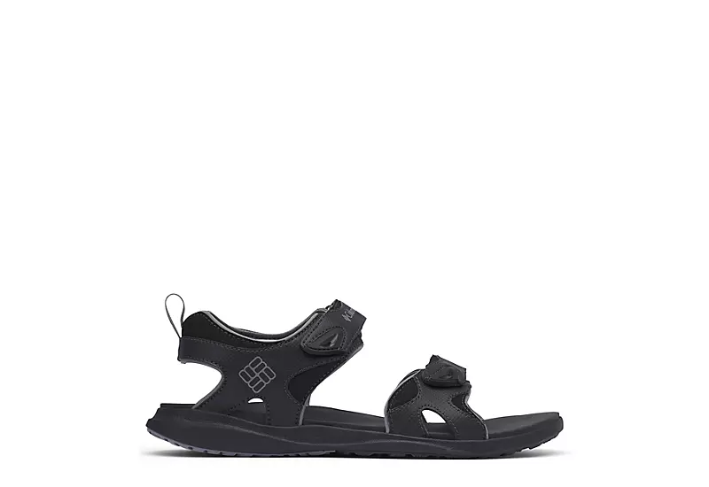 Columbia Mens Ankle Strap Outdoor Sandal - Black - Image 2