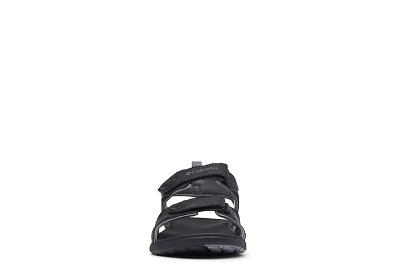 Columbia Mens Ankle Strap Outdoor Sandal - Black - Image 3