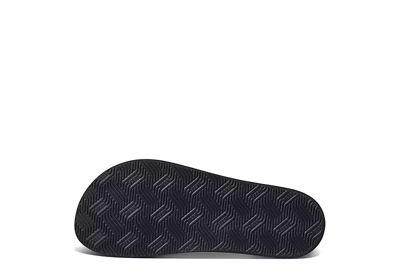Reef Mens Cushion Dawn Flip Flop Sandal - Black - Image 4