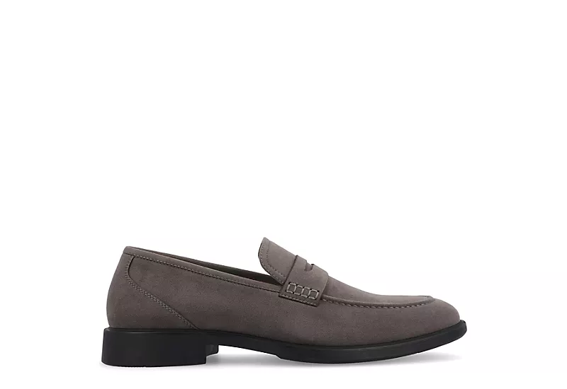 Vance Co Mens Keith Loafer Oxford - Grey - Image 2