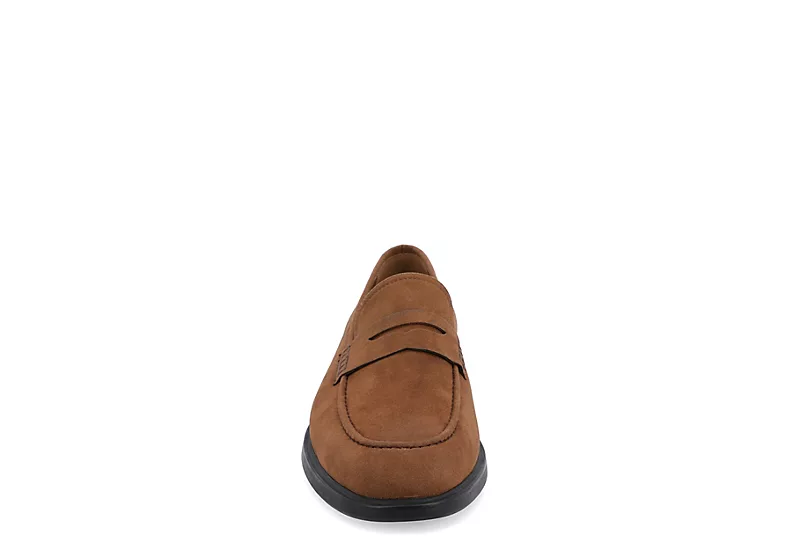 Vance Co Mens Keith Loafer Oxford - Coffee - Image 3