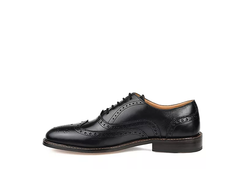 Thomas & Vine Mens Franklin Wingtip Oxford - Black - Image 4