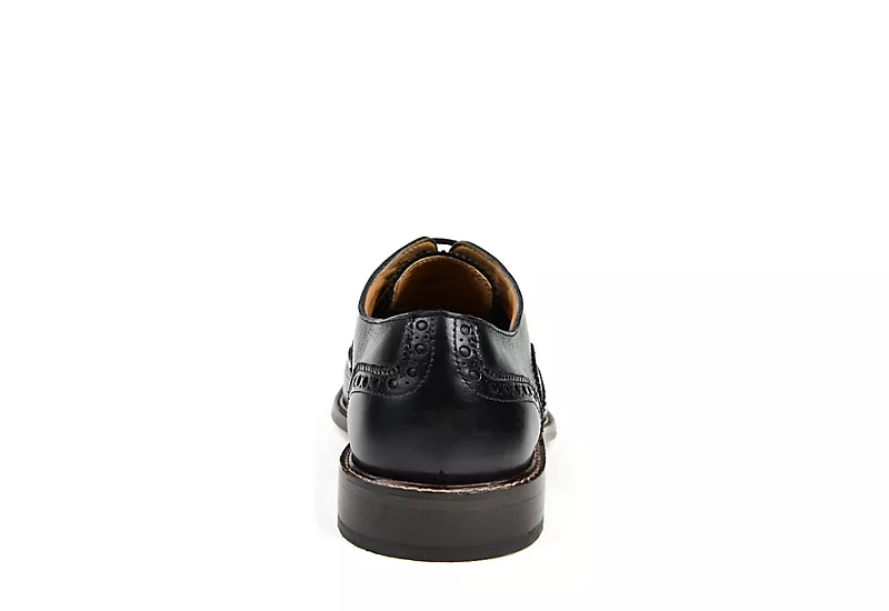 Thomas & Vine Mens Franklin Wingtip Oxford - Black - Image 5