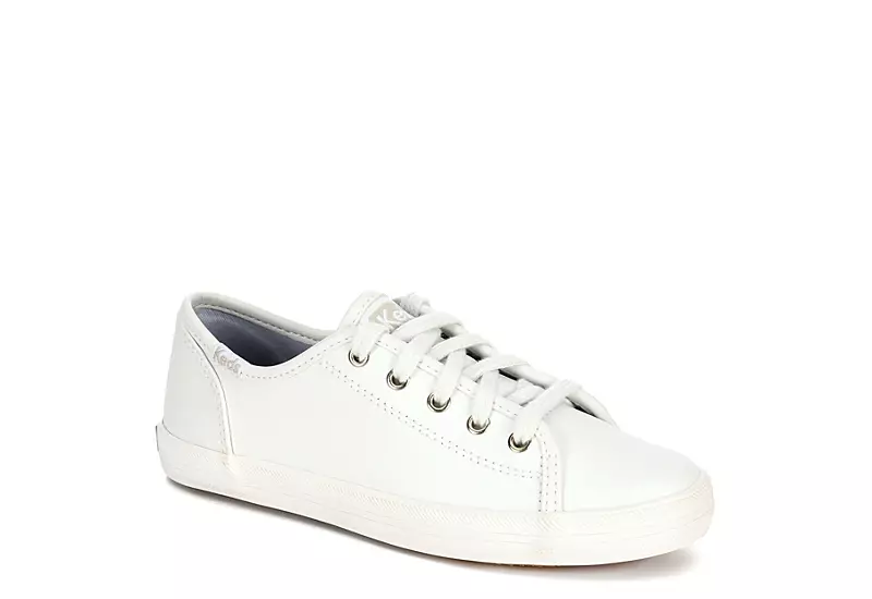 Keds Girls Kickstart Sneaker - White