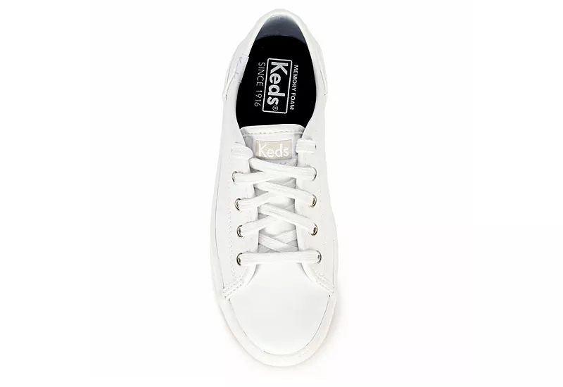 Keds Girls Kickstart Sneaker - White - Image 6