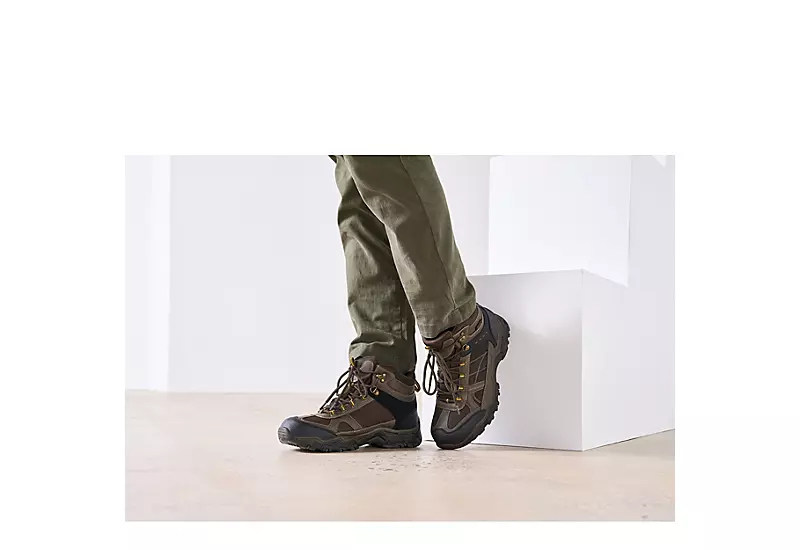 Highland Creek Mens Junction 2 Hiking Boot - Brown - Image 4