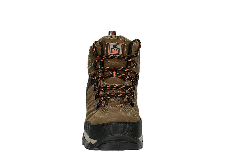Work Master Mens Blain Ii Steel Toe Work Boot - Brown - Image 3