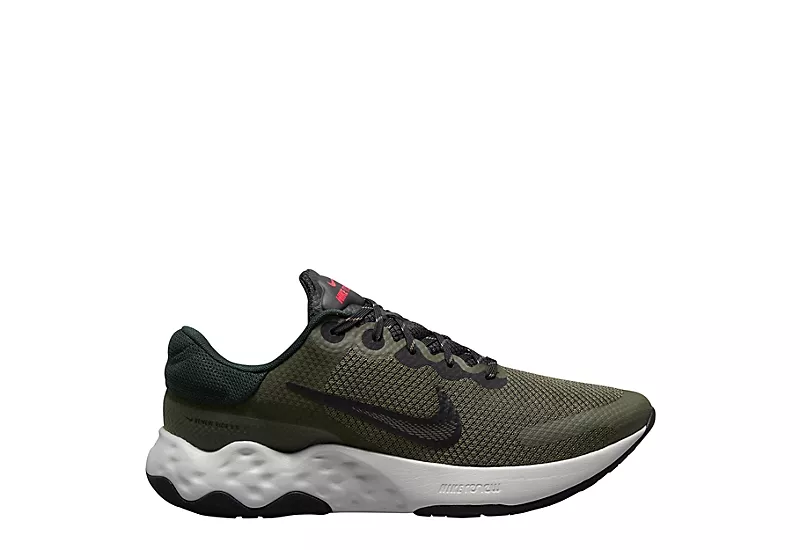 Nike Mens Renew Ride 3 Running Shoe - Olive - Image 2
