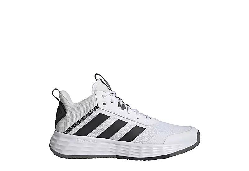 Adidas Mens Own The Game 2.0 Basketball Shoe - White - Image 2