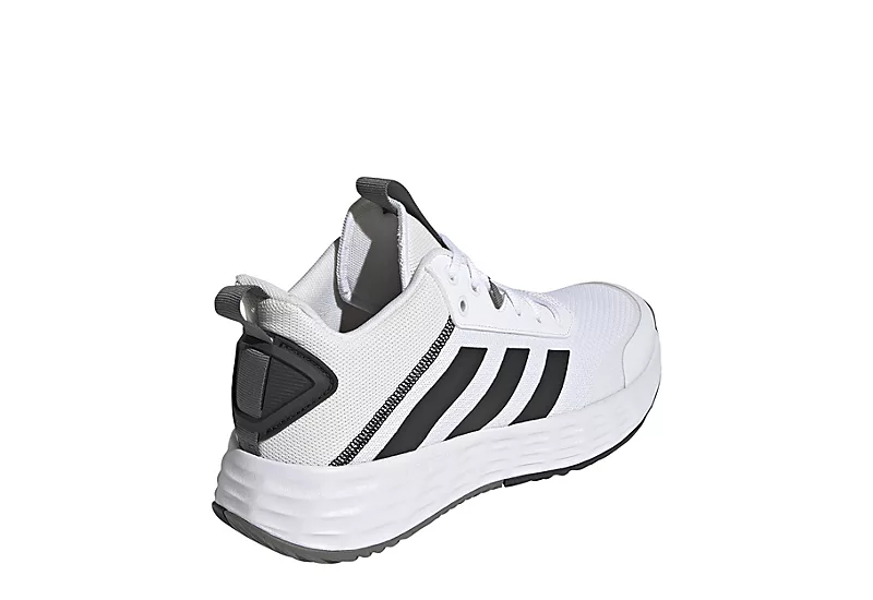 Adidas Mens Own The Game 2.0 Basketball Shoe - White - Image 4
