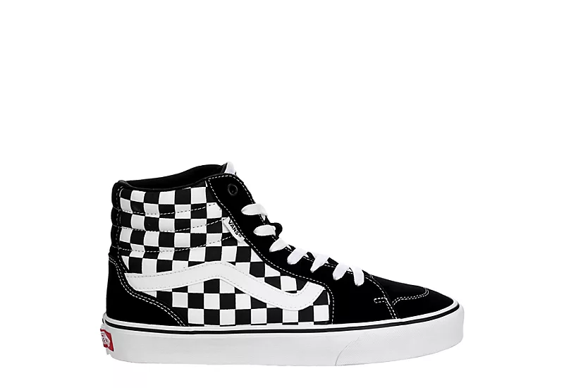 Vans Mens Filmore High Top Sneaker - Black - Image 2